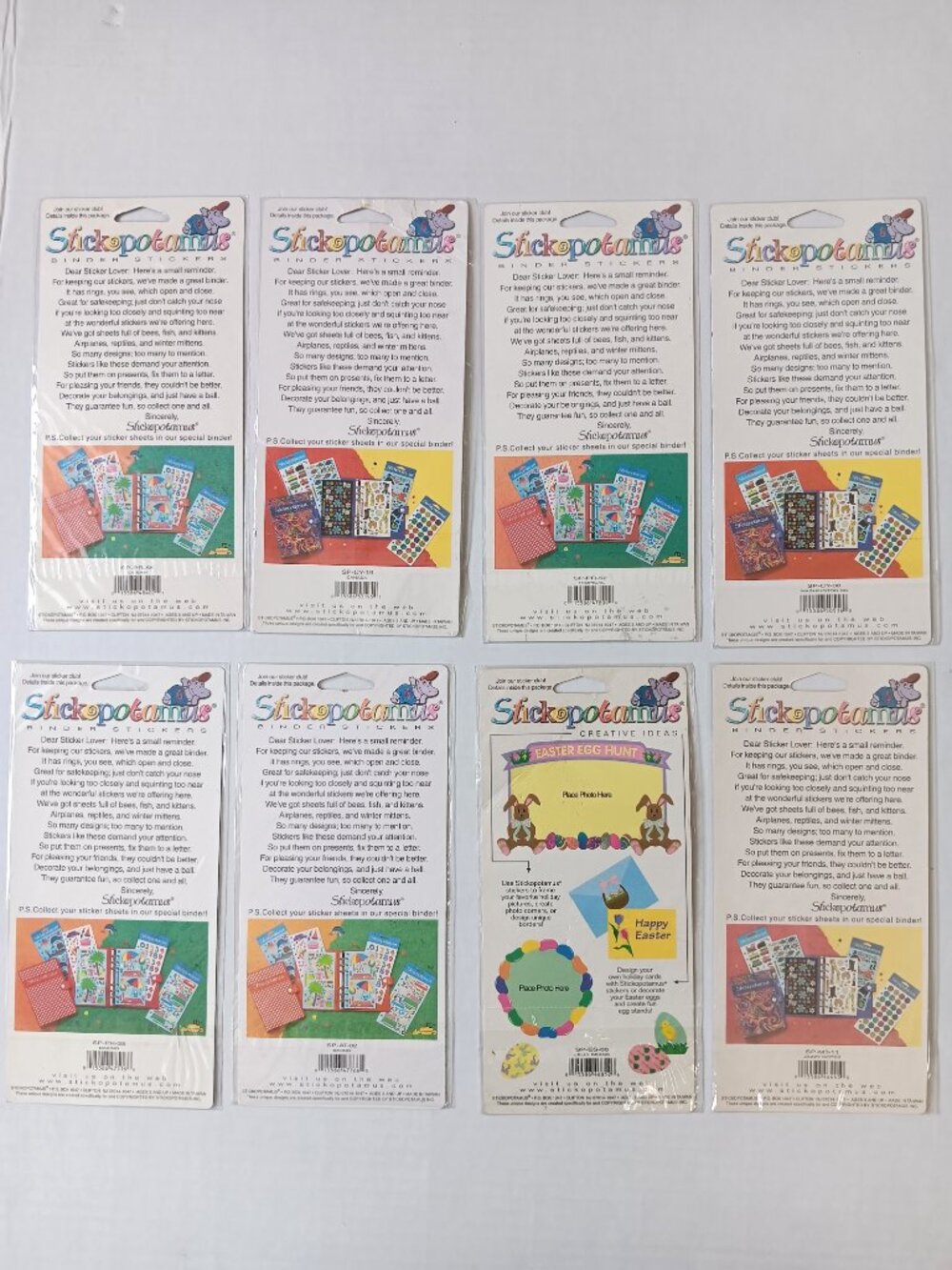 Stickopotamus Sticker Binder With 51 Sticker Sheets Total (34 are new or full) - Picture 10 of 16